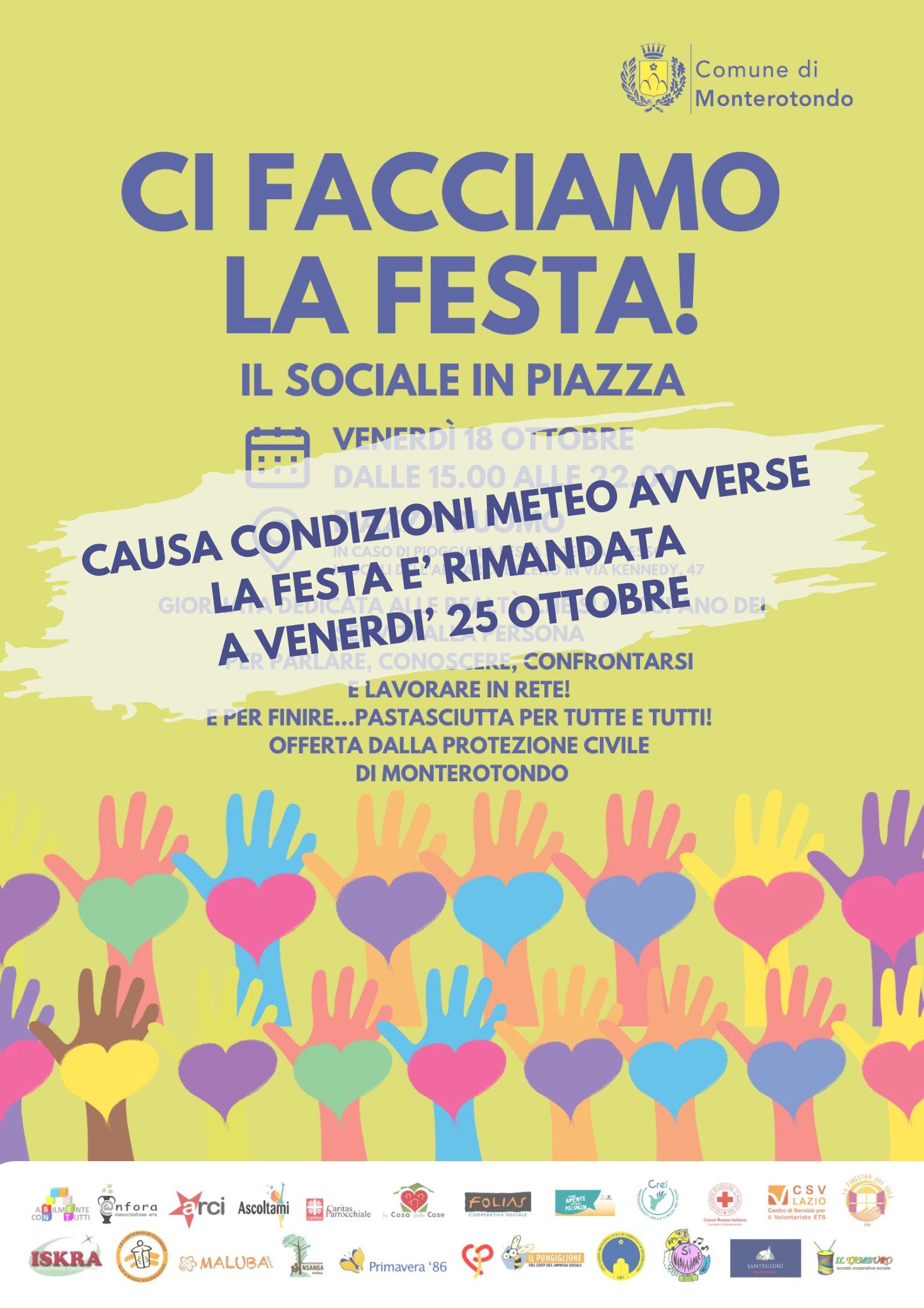 manifesto Ci facciamo la Festa!