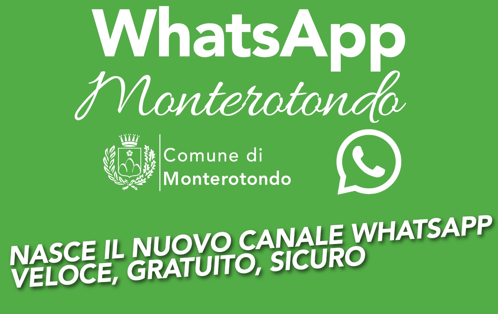 Canale Whatsapp del Comune di Monterotondo