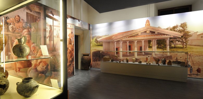 Immagine di una delle sale del Museo archeologico multimediale